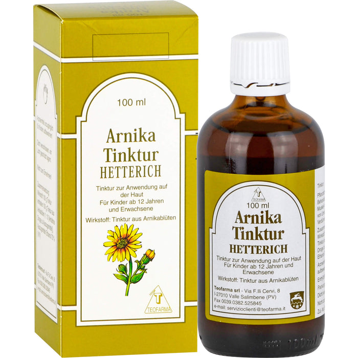 Arnikatinktur Hetterich, 100 ml Solution