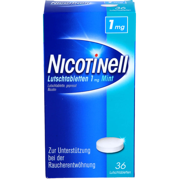 Nicotinell Mint Lutschtabletten zur Raucherentwöhnung, 36 St. Tabletten