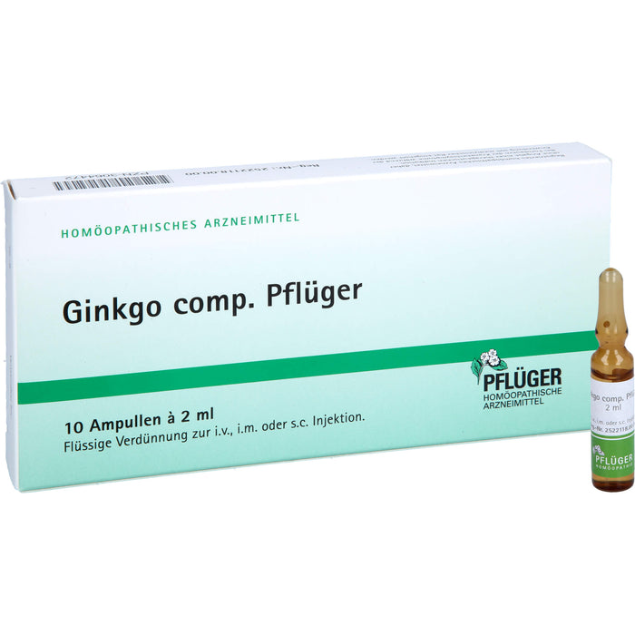 Ginkgo comp. Pflüger Amp., 10 pcs. Ampoules