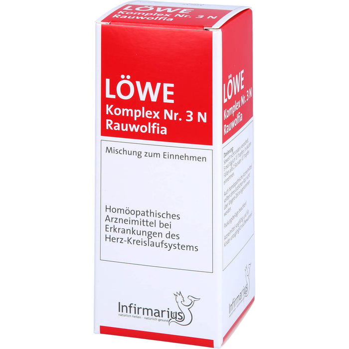 LÖWE Komplex Nr. 3 N Rauwolfia Tropfen, 100 ml Lösung