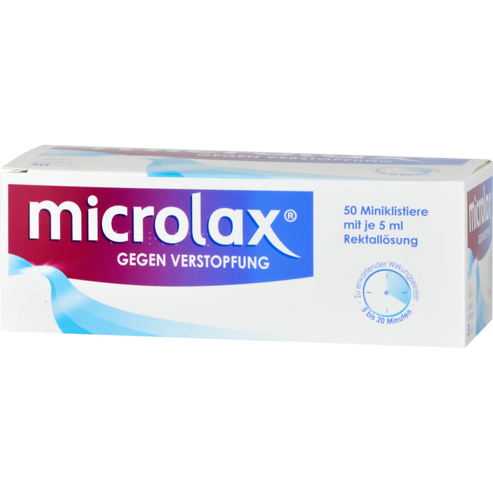 microlax Miniklistier Rektallösung Reimport EurimPharm, 50 pcs. Enemas