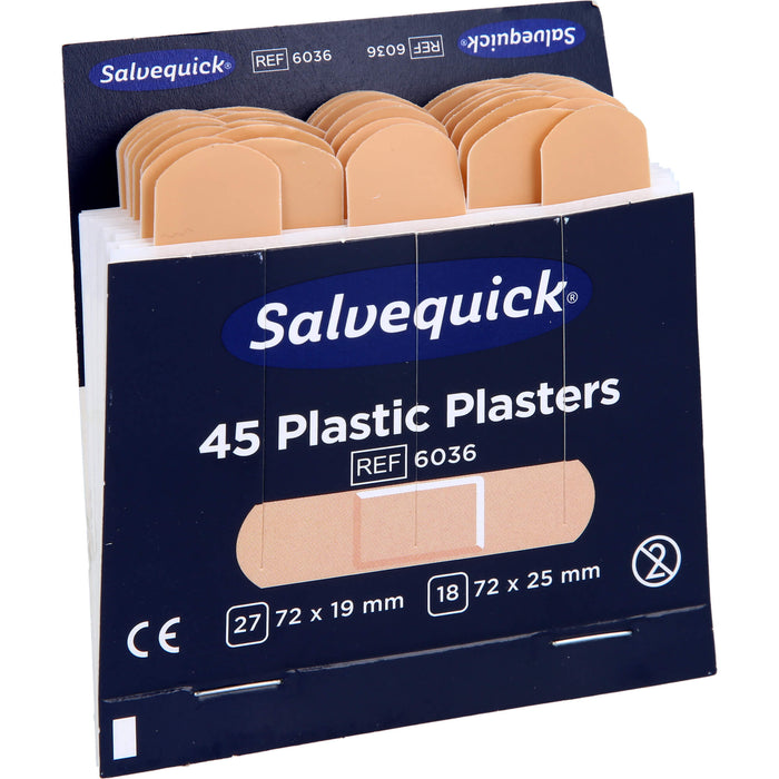 Salvequick Pflasterstrips wasserfest, 45 pc Pansement