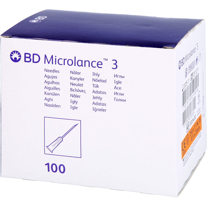 BD MICROLANCE 25g KAN 1, 100 St KAN