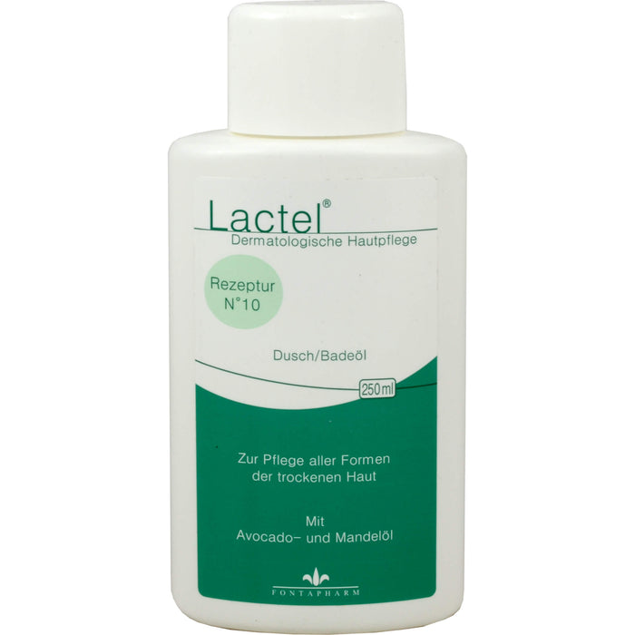 Lactel Nr.10 Dusch/Badeöl, 250 ml OEL