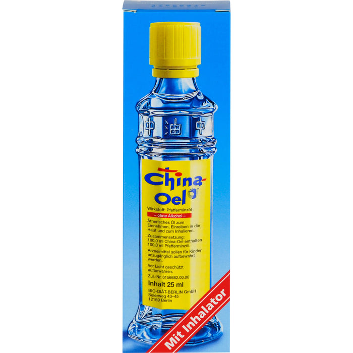 China-Oel mit Inhalator, 25 ml Etheric oil