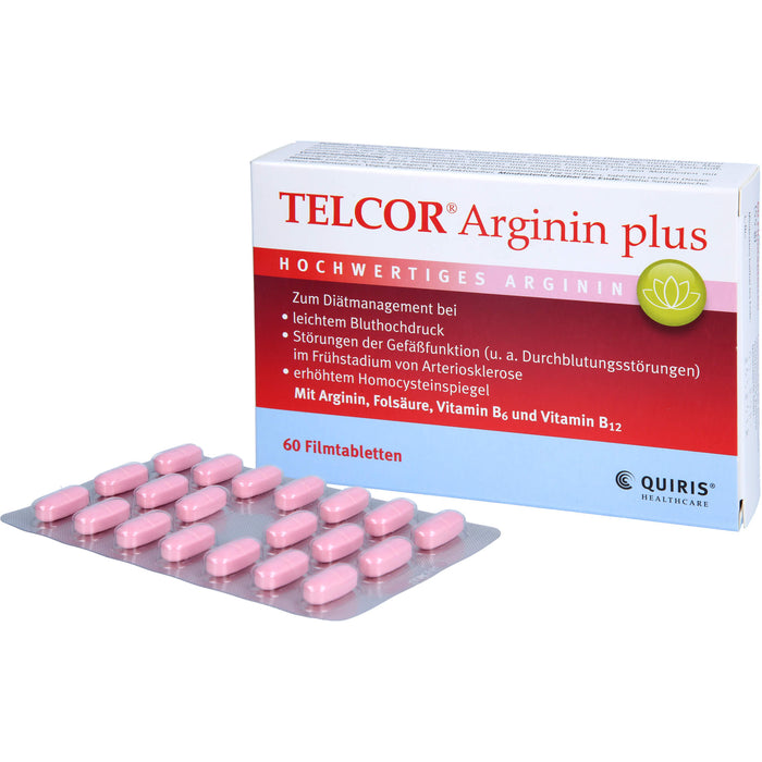 Telcor Arginin plus Filmtabletten, 60 pcs. Tablets