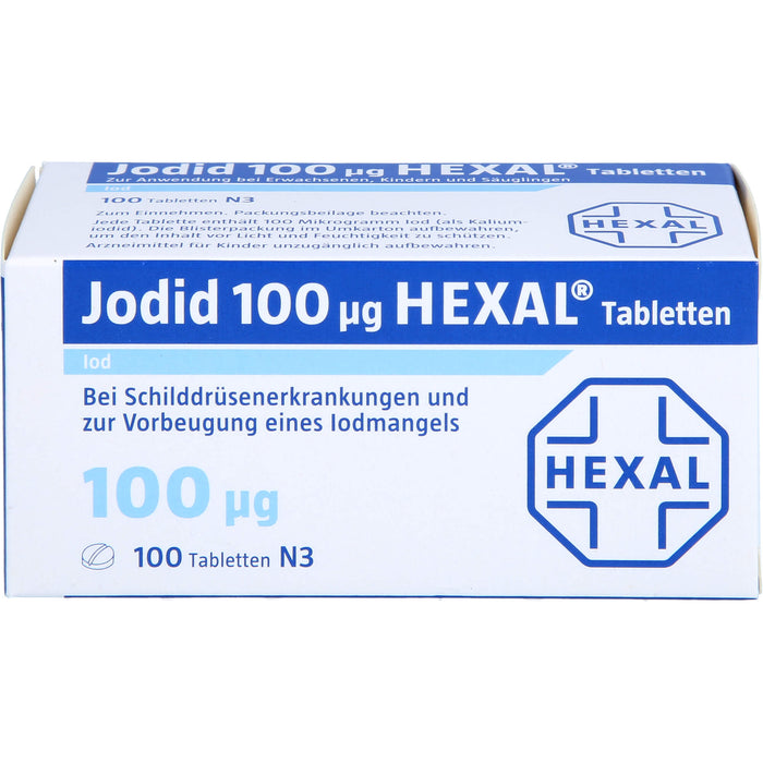 Jodid 100 µg HEXAL Tabletten, 100 pcs. Tablets