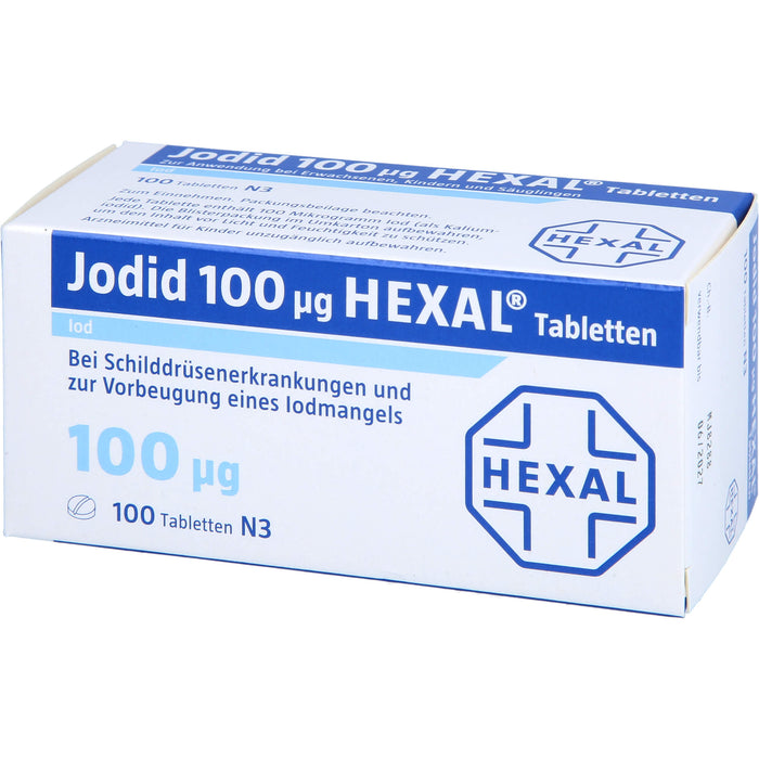 Jodid 100 µg HEXAL Tabletten, 100 St. Tabletten