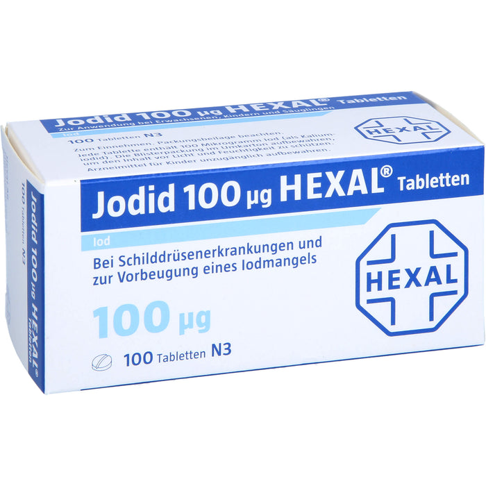 Jodid 100 µg HEXAL Tabletten, 100 pcs. Tablets