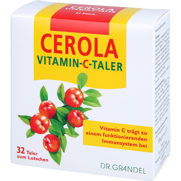 Dr. Grandel Cerola Vitamin-C-Taler zum Lutschen, 32 pc Tablettes