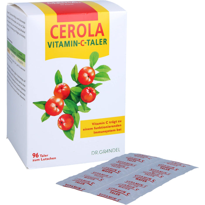 CEROLA Vitamin-C-Taler zum Lutschen, 96 St. Bonbons