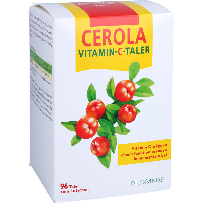 CEROLA Vitamin-C-Taler zum Lutschen, 96 pc Bonbons