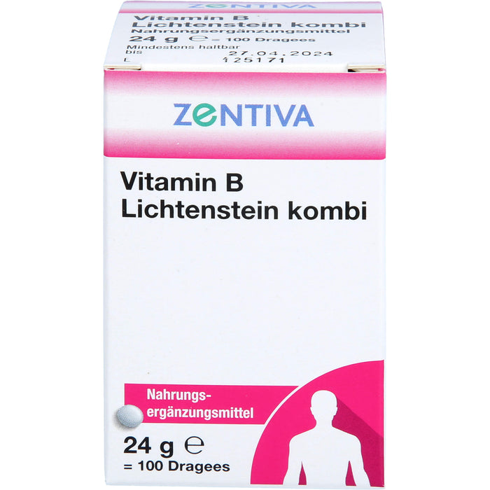 Vitamin B Lichtenstein kombi Dragees, 100 pc Tablettes