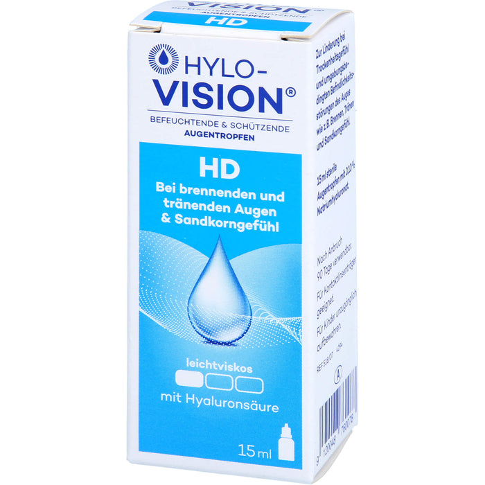 Hylo-Vision HD Augentropfen, 15 ml Solution