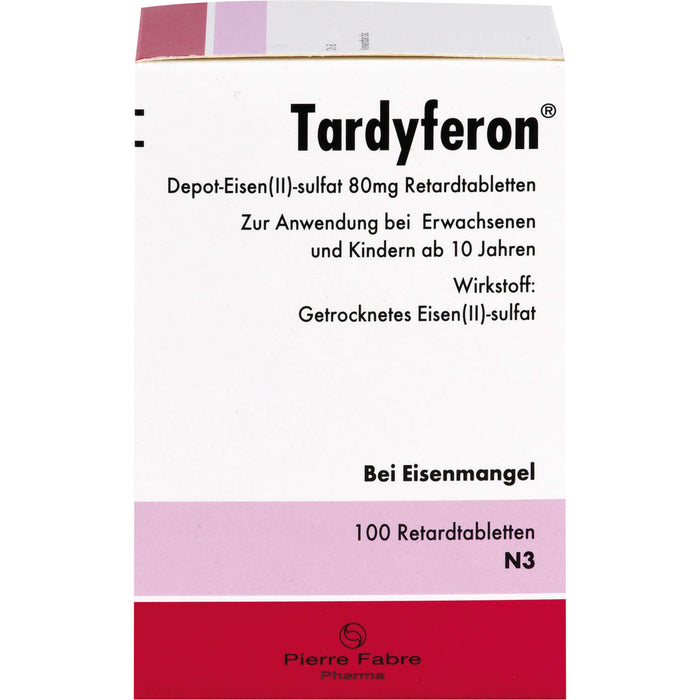 Tardyferon Retardtabletten bei Eisenmangel, 100 pc Capsules