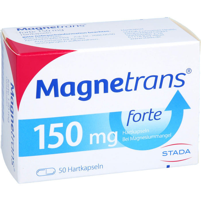 Magnetrans forte 150 mg Hartkapseln bei Magnesiummangel, 50 pc Capsules