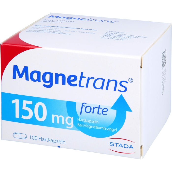 Magnetrans forte 150 mg Hartkapseln bei Magnesiummangel, 100 pcs. Capsules