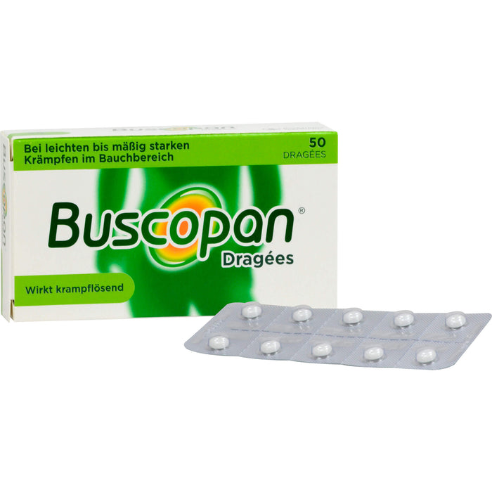 Buscopan überzogene Tabletten Reimport EMRAmed, 50 pcs. Tablets