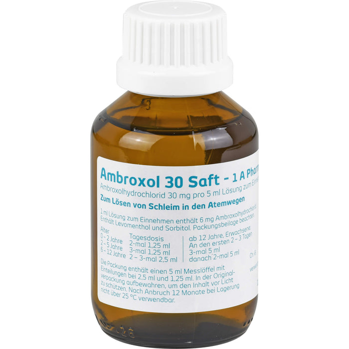 Ambroxol 30 Saft - 1 A Pharma, 100 ml Solution