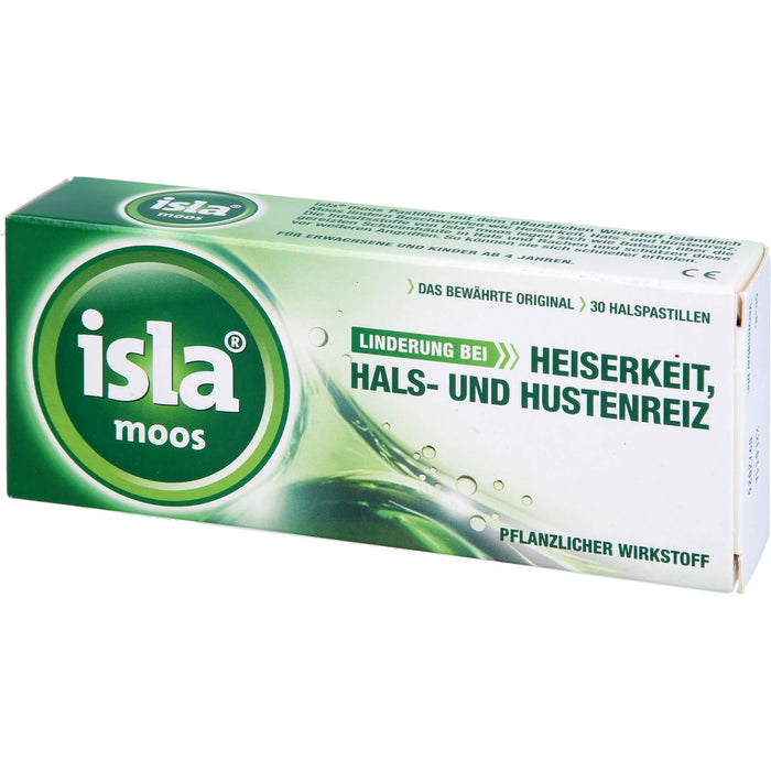 isla moos Halspastillen, 30 pc Pastilles