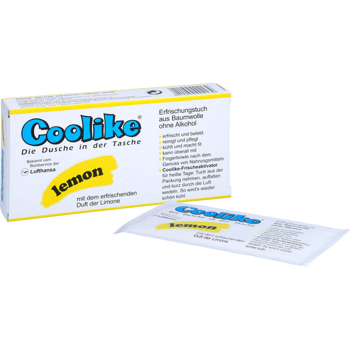 Coolike lemon Erfrischungstuch aus Baumwolle, 5 pcs. Cloths