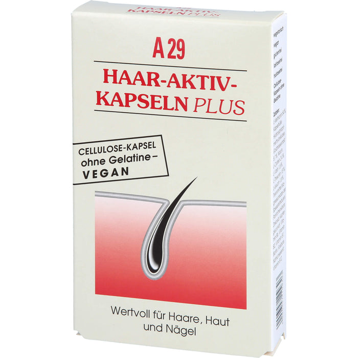 A29 Haar-Aktiv-Kapseln plus wertvoll für Haare, Haut und Nägel, 30 pcs. Capsules