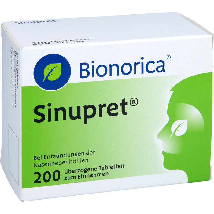 Sinupret Tabletten bei Entzündungen der Nasennebenhöhlen, 200 St. Tabletten