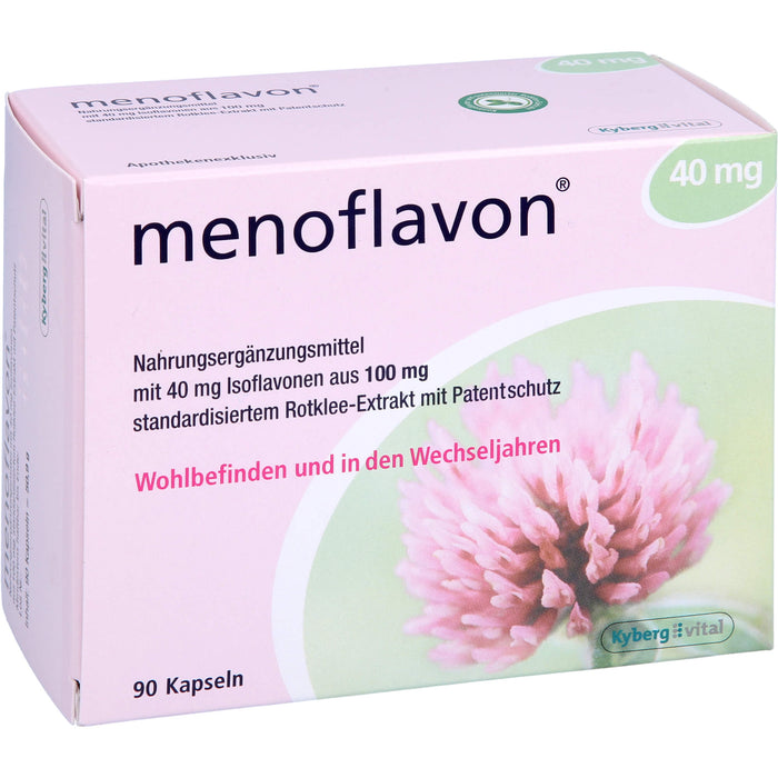 Menoflavon 40 mg Kapseln für Wohlbefinden und in den Wechseljahren, 90 St. Kapseln