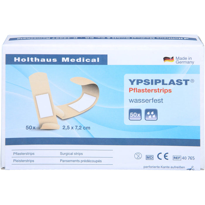 Pflasterstrips YPSIPLAST 2,5x7,2cm, 50 St