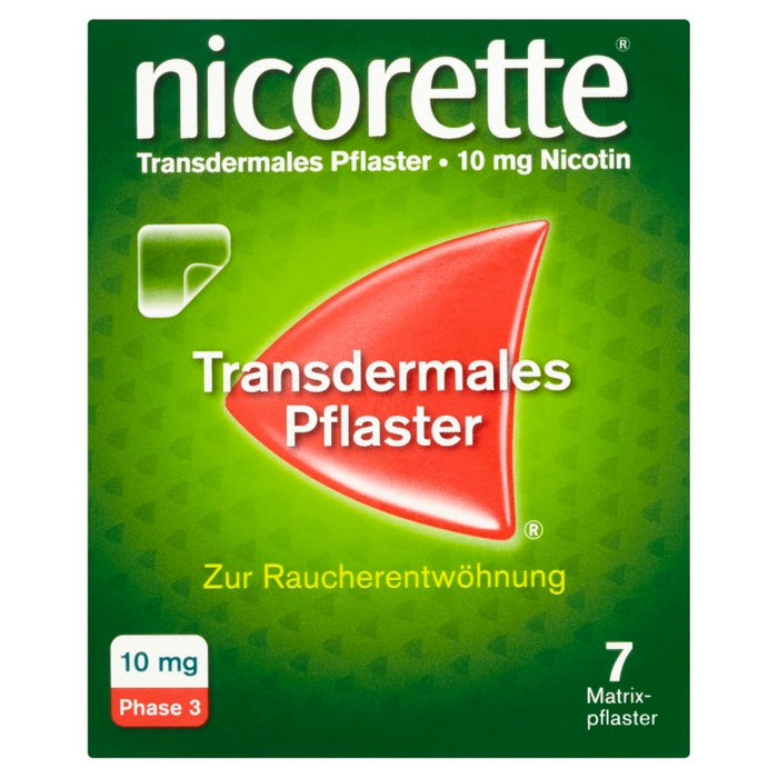 nicorette TX Pflaster 10 mg zur Raucherentwöhnung, 7 pcs. Patch