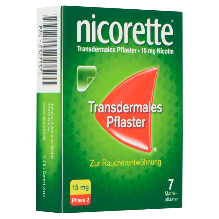 nicorette TX Pflaster 15 mg zur Raucherentwöhnung, 7 pc Pansement