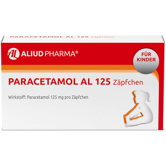 Paracetamol AL 125 Zäpfchen, 10 pc Suppositoires