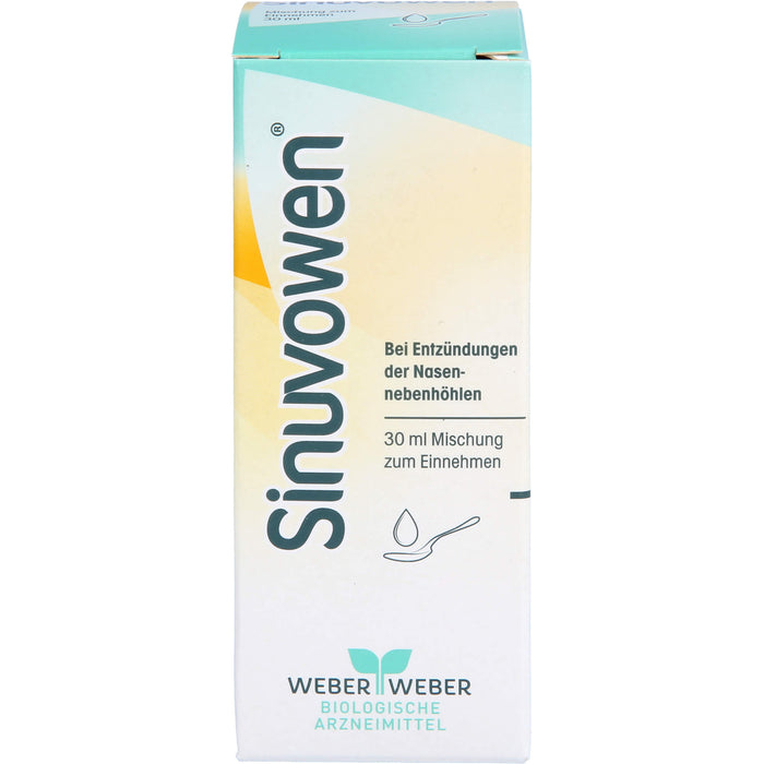 Sinuvowen Mischung bei Entzündungen der Nasennebenhöhlen, 30 ml Lösung