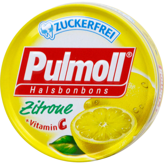 Pulmoll Halsbonbons Zitrone + Vitamin C zuckerfrei, 50 g Candies