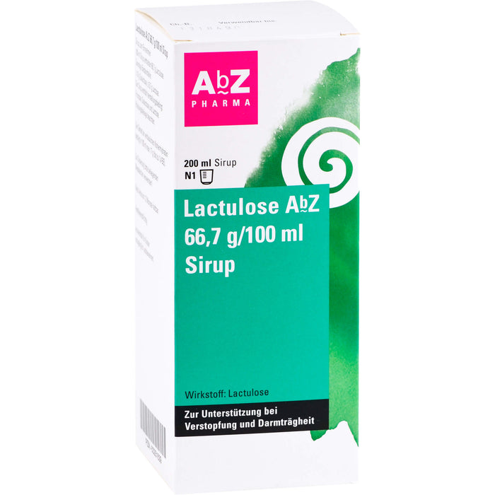 Lactulose AbZ 66,7 g/100 ml Sirup, 200 ml Solution