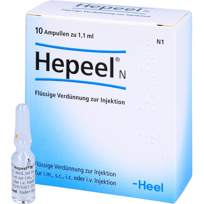 Hepeel N flüssige Verdünnung, 10 pc Ampoules