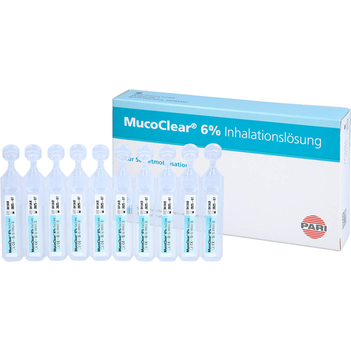 MucoClear 6 % NaCl Inhalationslösung, 20 pcs. Ampoules