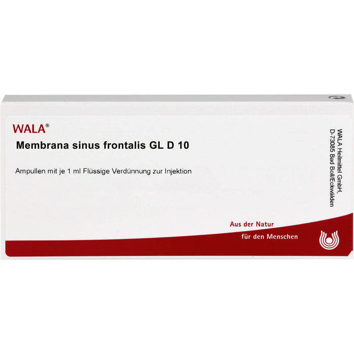 Membrana Sinus Front. Gl D10 Wala Ampullen, 10X1 ml AMP