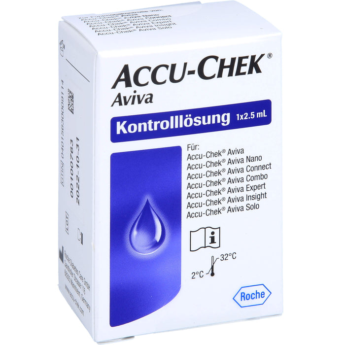 ACCU-CHECK Aviva Kontroll-Lösung, 2.5 ml Solution