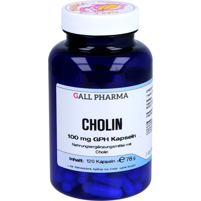 GALL PHARMA Cholin 100 mg GPH Kapseln, 120 pc Capsules