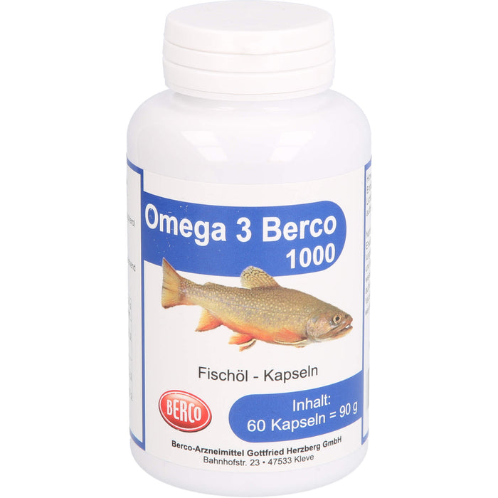 Omega 3 Berco 1000mg, 60 St. Kapseln