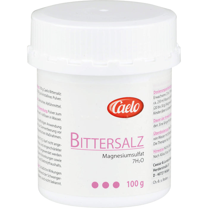 Caelo Bittersalz, 100 g Poudre