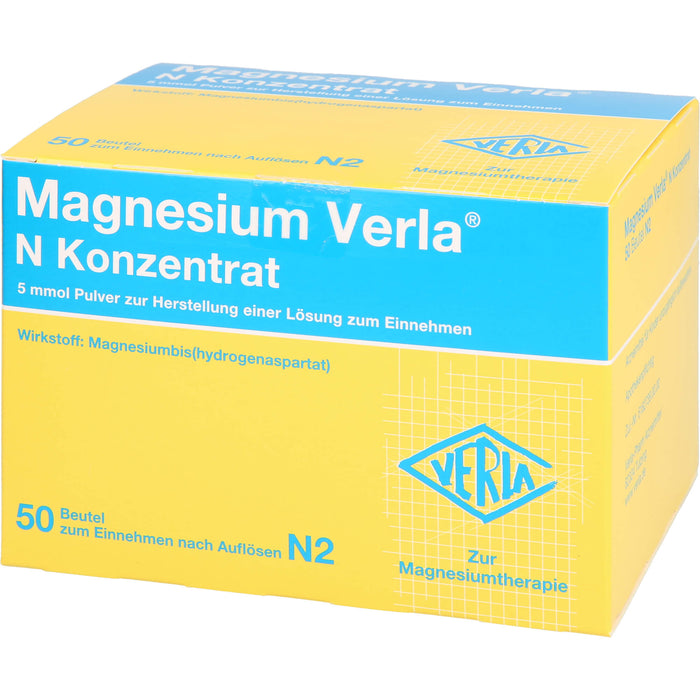 Magnesium Verla N Konzentrat Pulver, 50 pc Sachets