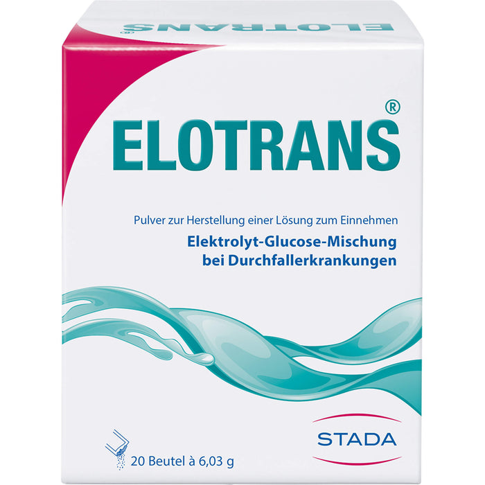 ELOTRANS Elektrolyt-Glucose-Mischung bei Durchfallerkrankungen Beutel, 20 pc Sachets