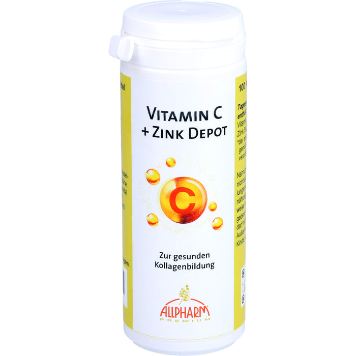 Vitamin C + Zink Depot, 100 St KAP