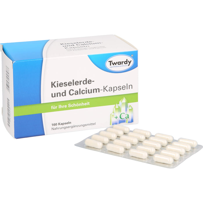 Twardy Kieselerde- und Calcium-Kapseln für Ihre Schönheit, 160 pcs. Capsules