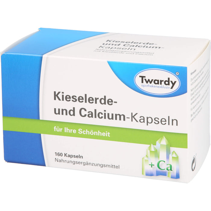 Twardy Kieselerde- und Calcium-Kapseln für Ihre Schönheit, 160 pcs. Capsules