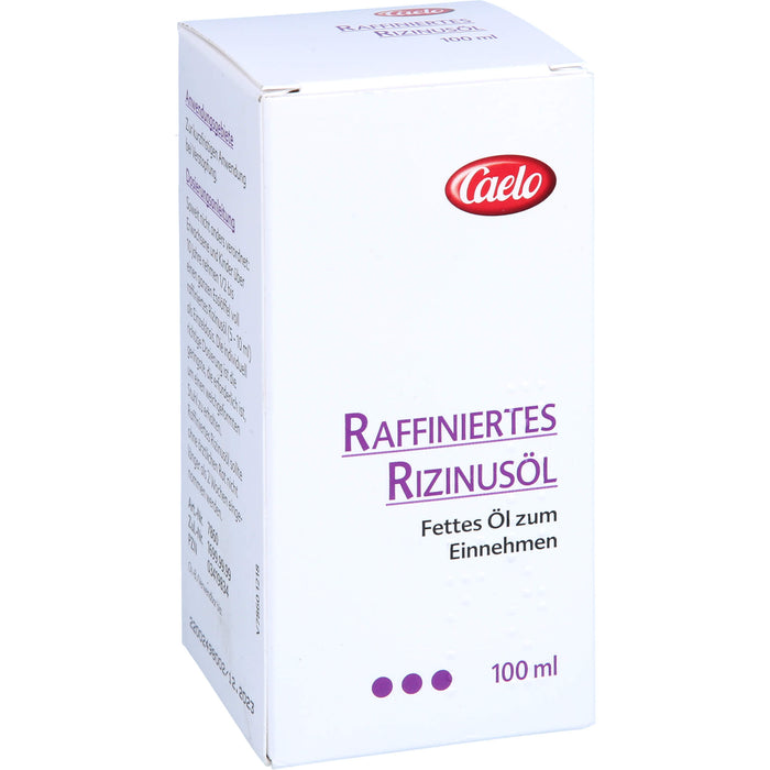 Caelo Raffiniertes Rizinussöl, 100 ml Öl