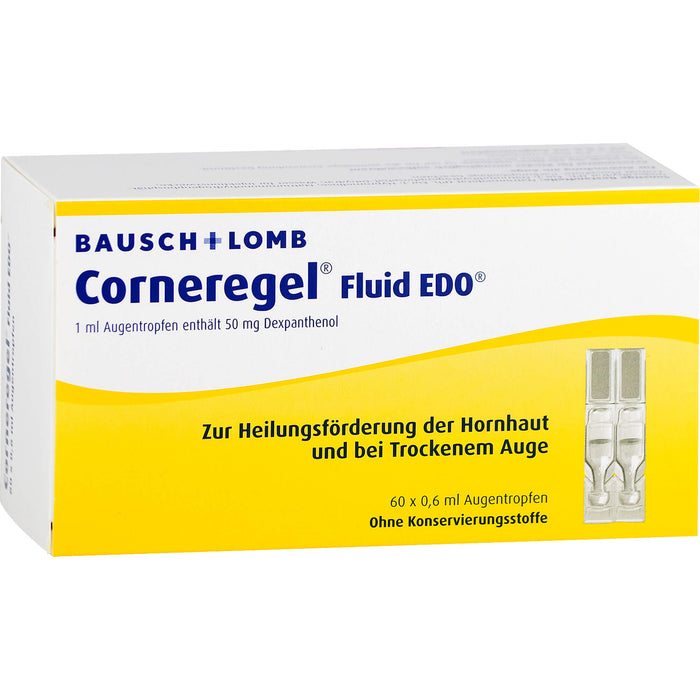 Corneregel Fluid EDO Augentropfen, 60 pc Pipettes à dose unique