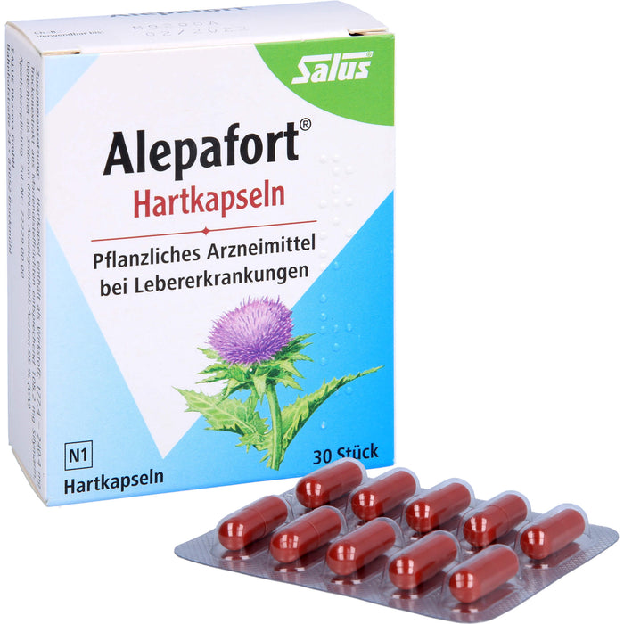 Salus Alepafort Hartkapseln bei Lebererkrankungen, 30 St. Kapseln